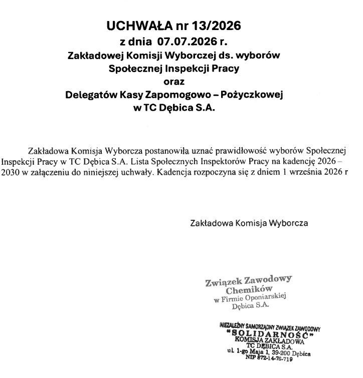 uchwała